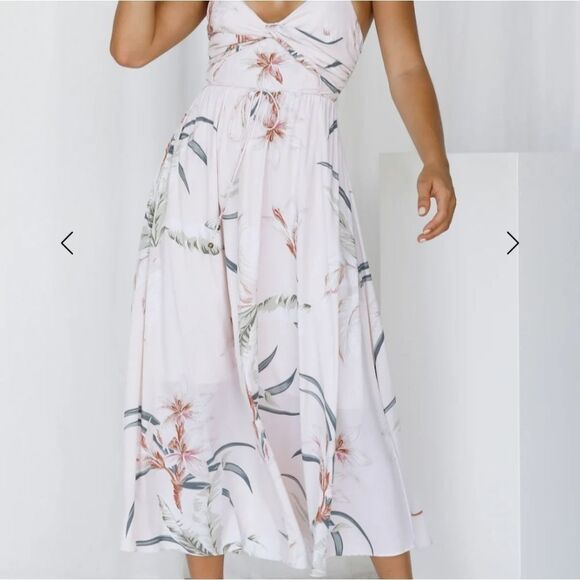 Hello Molly Cream Sleeveless Maxi Sundress Better Love Me Right Dress - Picture 3 of 16